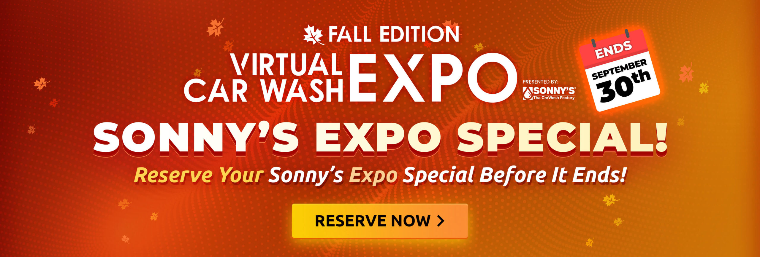 Sonny's Expo Special! Hurry! Ends September 30th